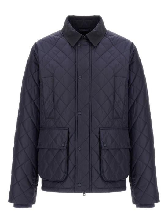 25FW 에르노 나일론 샤모니 & 왁스드 테크니컬 코튼 자켓 GI000530U12004Z 9200 BLUE