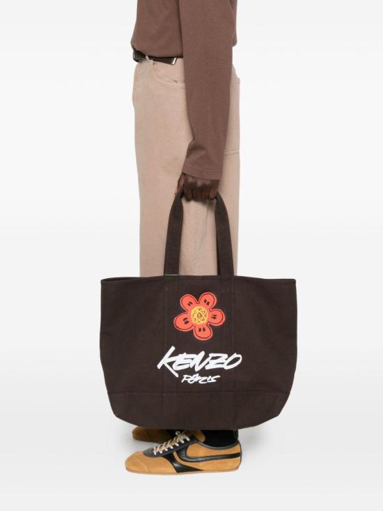 25FW 겐조 토트백 FF68SA911F36 91 BROWN - KENZO