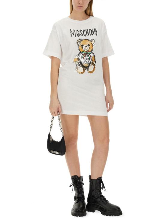  모스키노 원피스 045020 5411001 WHITE - MOSCHINO