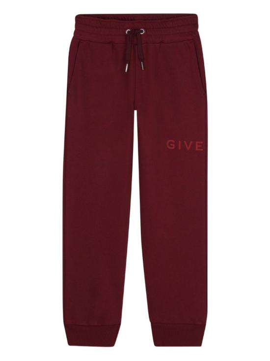 25FW [키즈] 지방시 스트레이트 팬츠 H30922 95C BORDEAUX