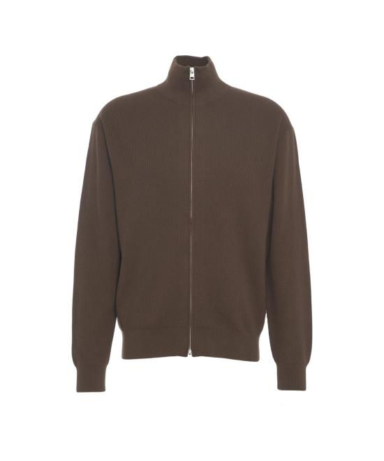 25FW 클로즈드 집업 니트 C86267 97P 22 765 ESPRSSO BRWN MARRONE