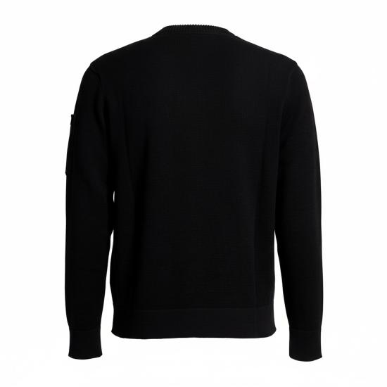 25FW 씨피 컴퍼니 스웨터 19CMKN238A 110432A 999 NERO - C.P. COMPANY