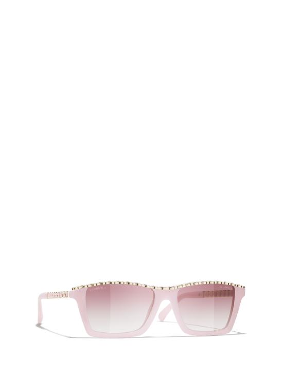 26FW 샤넬 선글라스 CH5548Q 17338H OPAL PINK - CHANEL