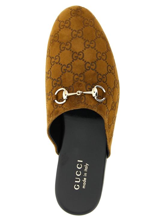 25FW 구찌 홀스빗 스웨이드 뮬 850140AAFQV2118 - GUCCI