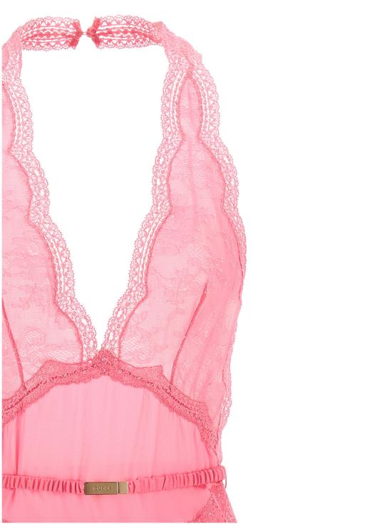 25FW 구찌 실크 새틴 드레스 839410XUAM65426 - GUCCI