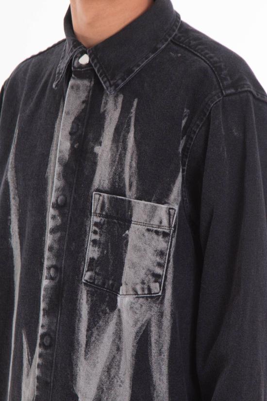 25FW 아르떼 앤트워프 긴팔 셔츠 AW25 029S 487 Black - ARTE ANTWERP