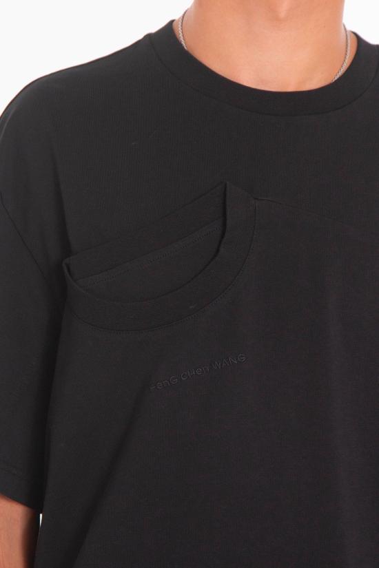 25FW 펭첸왕 탑 FYF20TS03 BLACK Black - FENG CHEN WANG