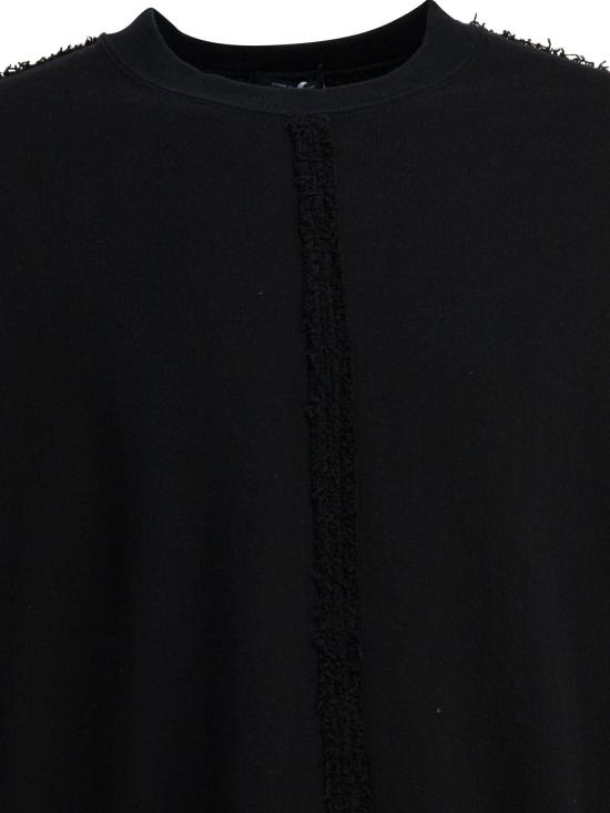 25FW 꼼데가르송 코튼 크루넥 스웨트셔츠 HPT014W251BLACK - COMME DES GARCONS