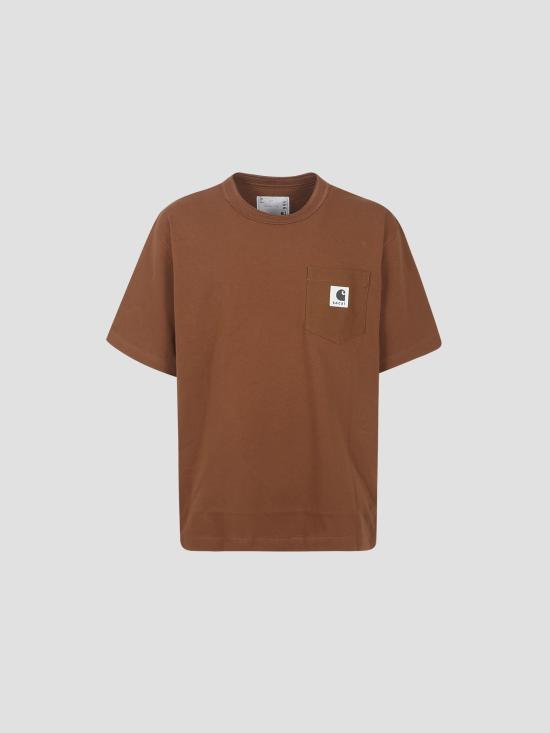 25FW 사카이 반팔 티셔츠 2500995S 642 BEIGE