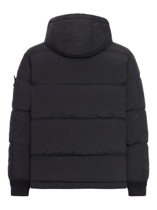 25FW 스톤 아일랜드 나일론 메탈 에코닐 후드 다운 파카  K2S154100088S0019V0029 BLACK DOM - STONE ISLAND