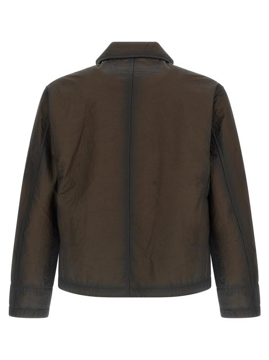 25FW 씨피 컴퍼니 펠트로 바이 필름 쇼츠 자켓 19CMOW221A110403G683 IVY GREEN DOM - C.P. COMPANY