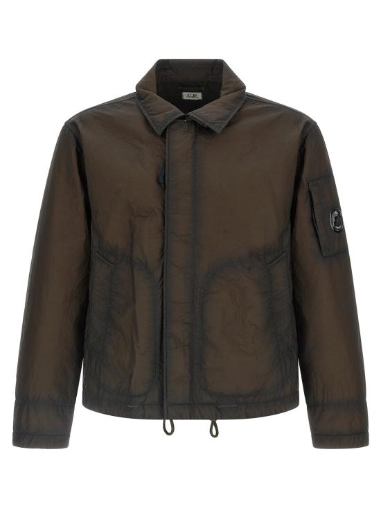 25FW 씨피 컴퍼니 펠트로 바이 필름 쇼츠 자켓 19CMOW221A110403G683 IVY GREEN DOM