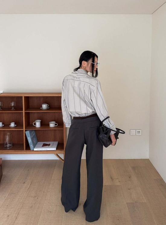  더 엔케이씨 스토어 블라우스 Nkc 스토어 홀리 엑스트라 슬리브 버튼업 셔츠 - The NKC Store