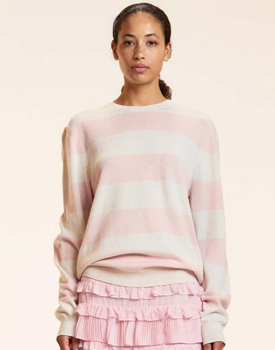  신시아 로리 스웨터 신시아 로울리 럭키 스트라이프 캐시미어 - CYNTHIA ROWLEY