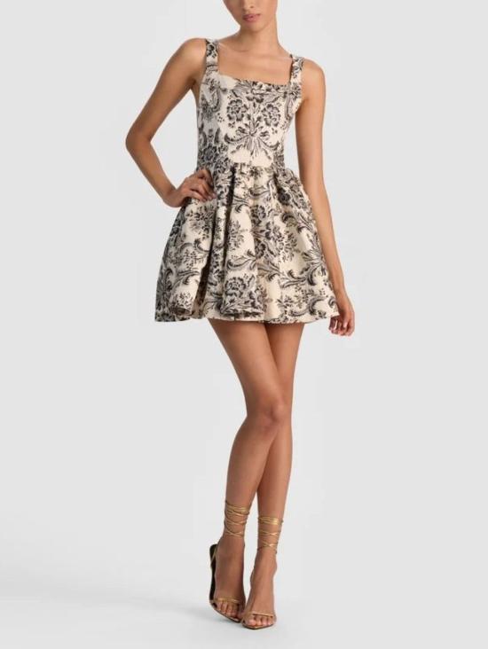 25FW 앨리스 앤 올리비아 숏 원피스 CC510N61546F164 Gold - ALICE & OLIVIA