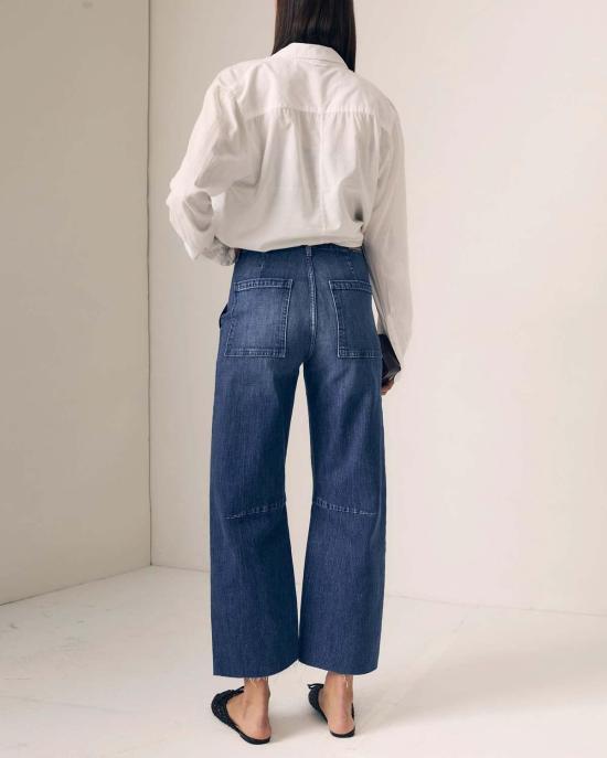  르장 데님 팬츠 르 장 유틸리티 소프트 배럴 데님 런던 콜링 - LE JEAN