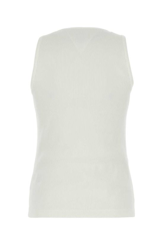 25SS 보테가베네타 민소매 티셔츠 789616V3Z60 9071 White - BOTTEGA VENETA