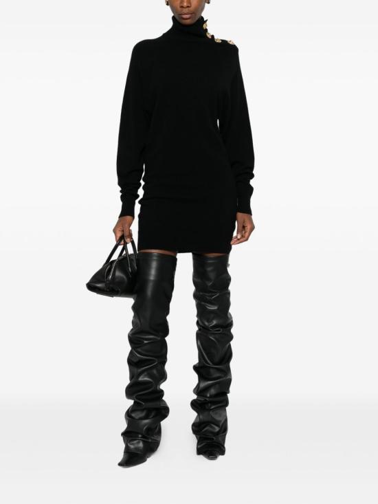 25FW 발망 숏 원피스 FF0R9382 KI870PA Black - BALMAIN