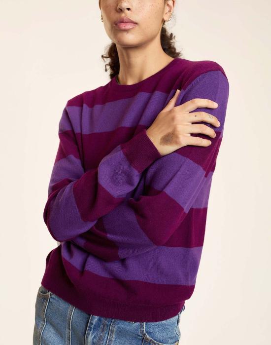  신시아 로리 스웨터 신시아 로울리 럭키 스트라이프 캐시미어  Pplbgd - CYNTHIA ROWLEY