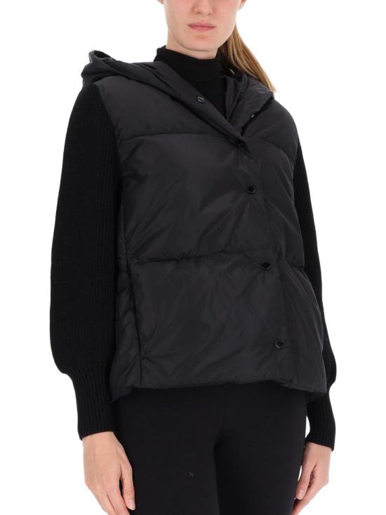 25FW 캐나다구스 하이브리지 아스토리아 니트 후디  9202W 9061 Black - CANADA GOOSE