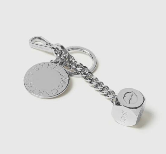 25FW 스텔라 맥카트니 키링 7V0138WP0600 8101 SILVER - STELLA MCCARTNEY