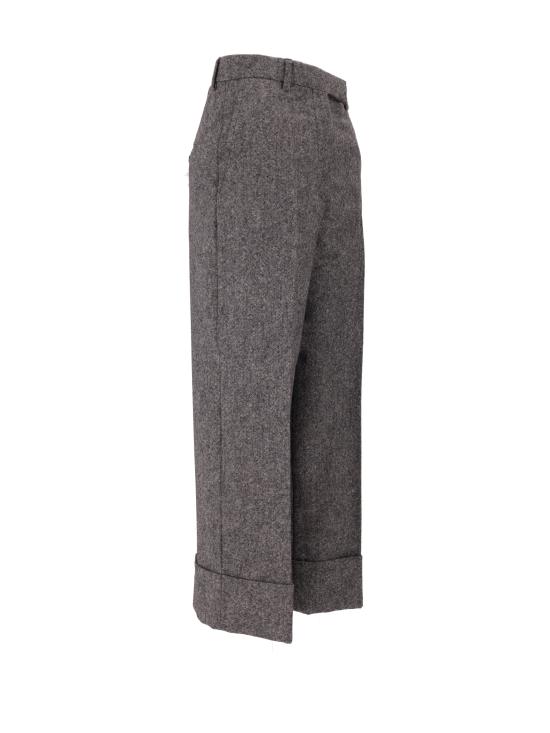 25FW 톰브라운 스트레이트 팬츠 FTC444A05385 980 BLK WHT - THOM BROWNE