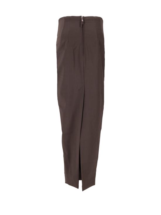 25FW 릭 오웬스 롱 스커트 RP02E4344WST 78 DARKDUST - RICK OWENS