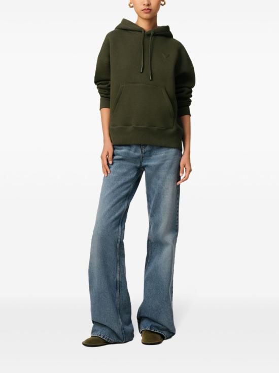 25FW 아미 긴팔 티셔츠 USW227 749376 Green - AMI