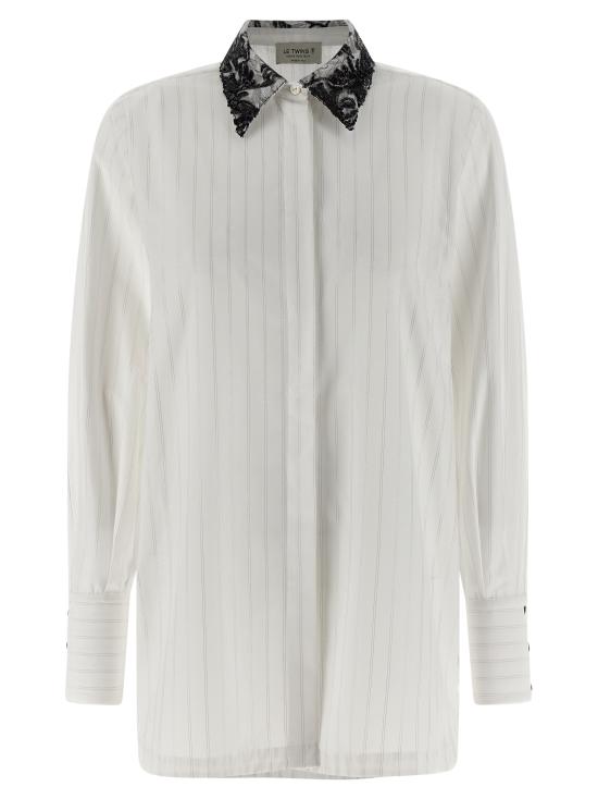 25FW 르 트윈스 블라우스 DANIELWHITELINE White