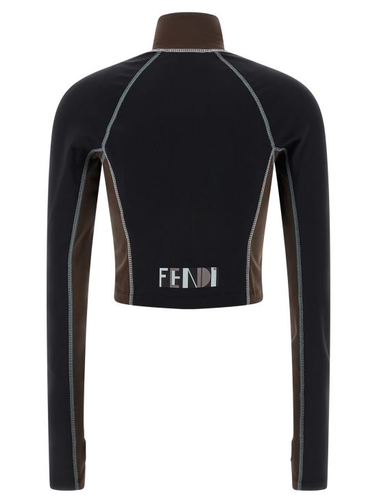 25FW 펜디 탑 FAF370AT93F0D9F Black - FENDI