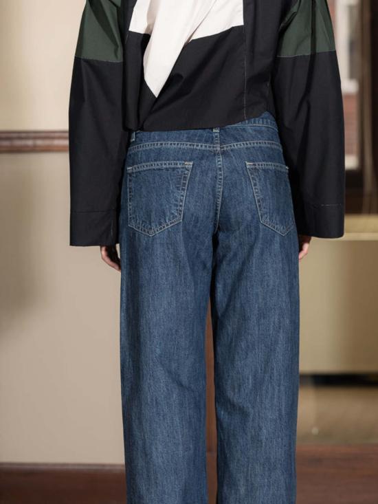  Olga Basha 데님 팬츠 올가 바샤 에스펜 진 진 미드 블루 - OTHER BRANDS