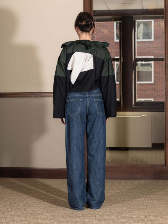  Olga Basha 데님 팬츠 올가 바샤 에스펜 진 진 미드 블루 - OTHER BRANDS