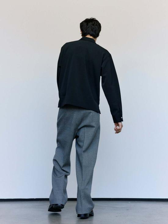  세컨드 레이어 집업 니트 세컨드/레이어 크로스비 스트리트 지퍼 셔츠 - SECOND/LAYER