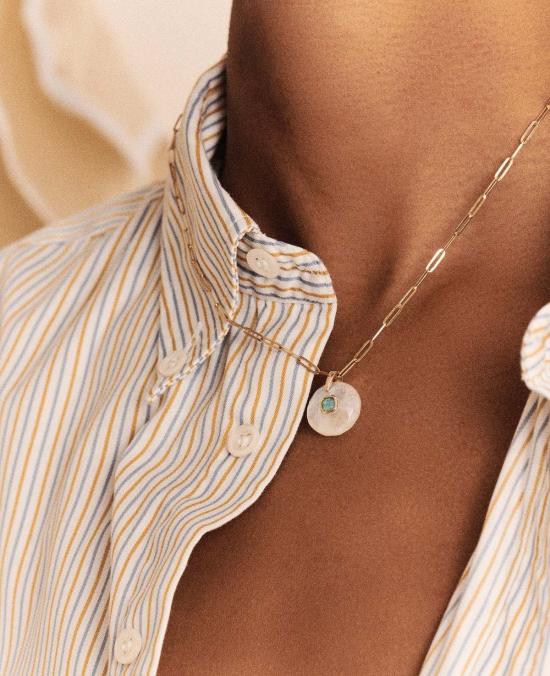  파스칼 몽부아쟁 목걸이/팬던트 파스칼 몬부아신 밀로 문스톤 목걸이 - PASCALE MONVOISIN