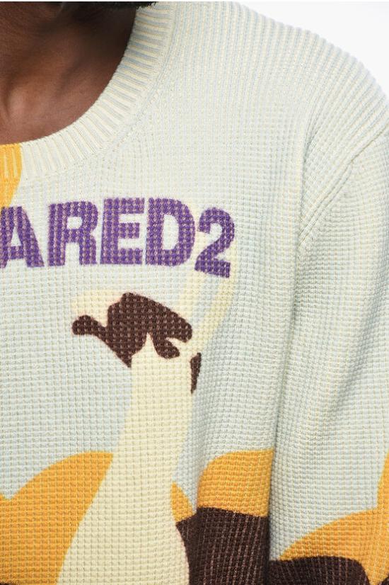  디스퀘어드2 스웨터 S74HA1261S18034001S Yellow - DSQUARED2