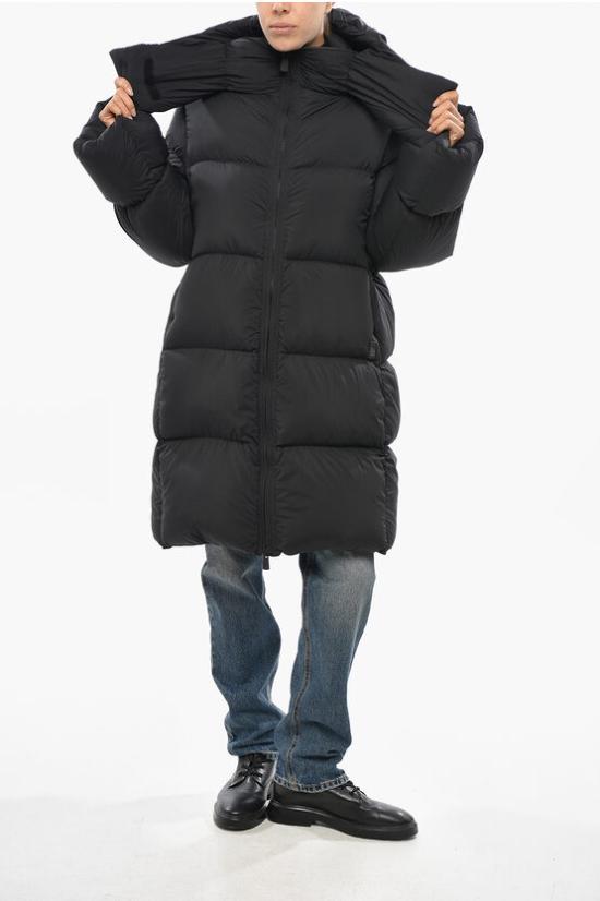  베이컨 롱패딩 BACPICAP456 BLACK Black - BACON