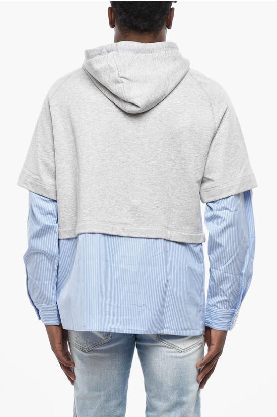  모스키노 후드 티셔츠 J1711 7028 5485 Gray - MOSCHINO