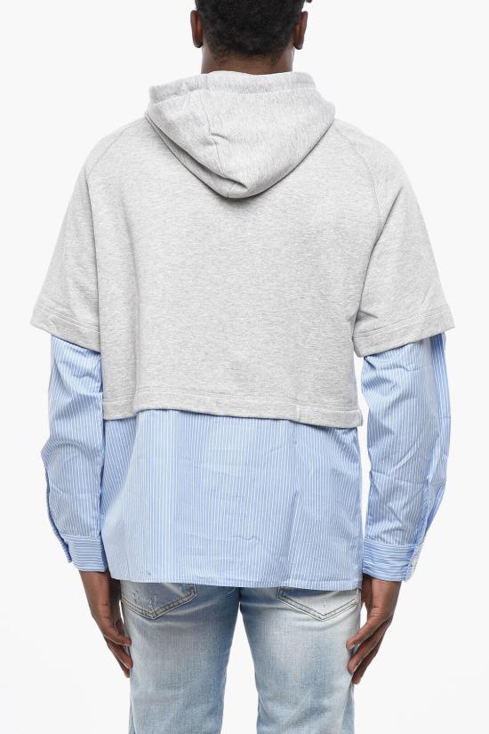  모스키노 후드 티셔츠 J1711 7028 5485 Gray - MOSCHINO