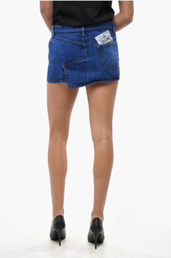  비비안웨스트우드 숏 스커트 19030012 W00HY K309 Blue - VIVIENNE WESTWOOD
