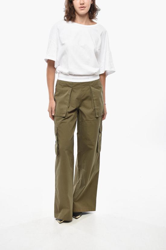  알렉산더 왕 스트레이트 팬츠 1WC2244724 305AG Green - ALEXANDER WANG