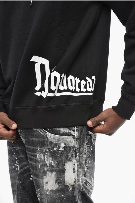  디스퀘어드2 후드 티셔츠 S71GU0627S25516900 Black - DSQUARED2