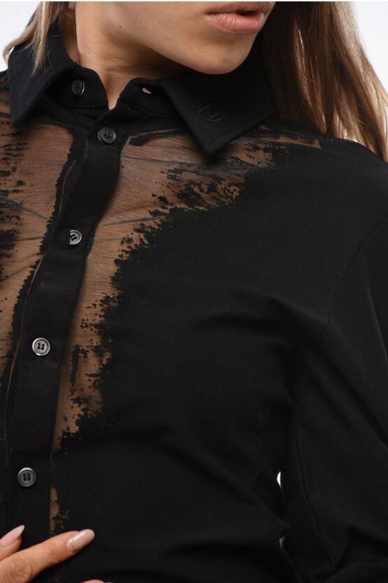  디젤 셔츠 A16393 0SHAY 9XX Black - DIESEL