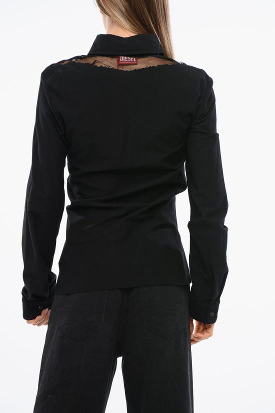  디젤 셔츠 A16393 0SHAY 9XX Black - DIESEL