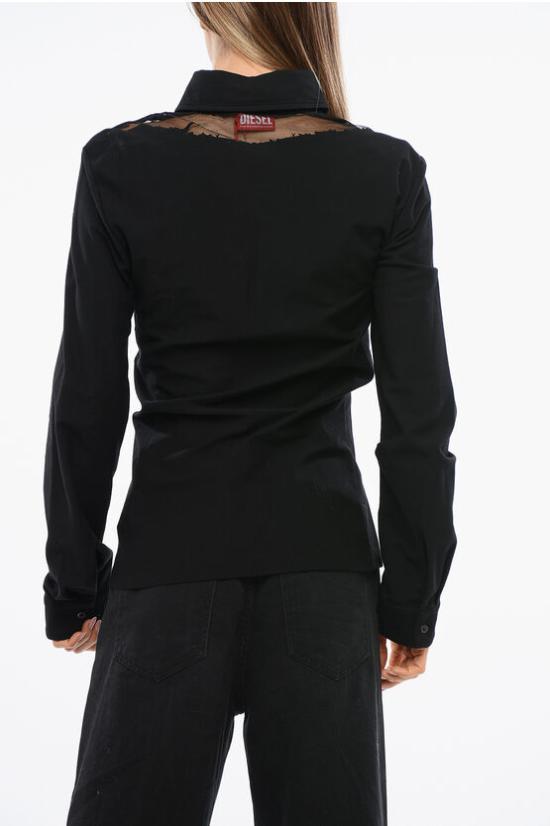  디젤 셔츠 A16393 0SHAY 9XX Black - DIESEL