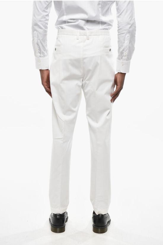  꼬르넬리아니 치노 팬츠 734731 4173203 028 White - CORNELIANI