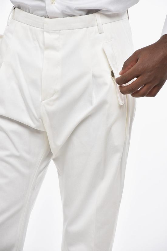  꼬르넬리아니 치노 팬츠 734731 4173203 028 White - CORNELIANI