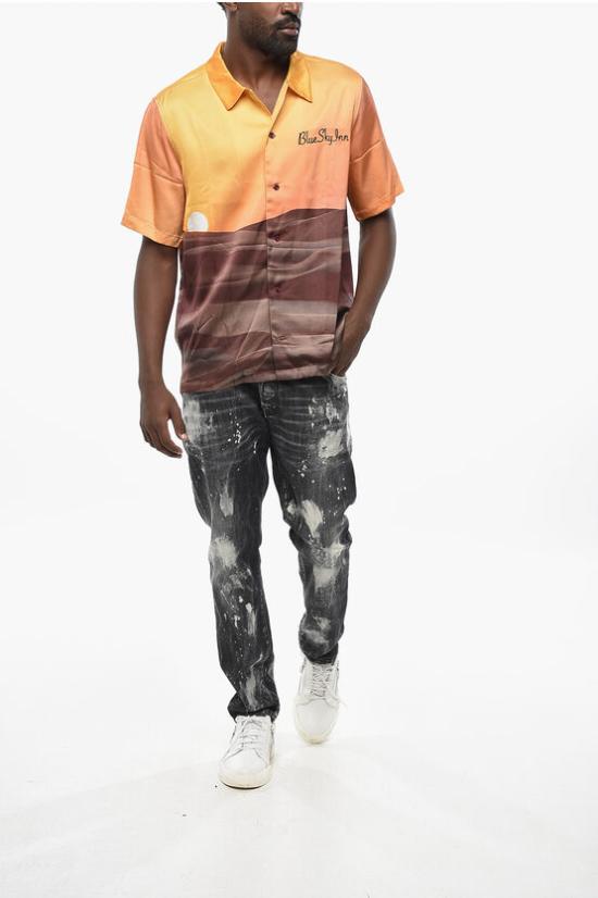  블루스카이인 긴팔 셔츠 BS2302SH035 DUNE Multicolor - BLUE SKY INN