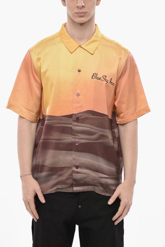  블루스카이인 긴팔 셔츠 BS2302SH035 DUNE Multicolor - BLUE SKY INN