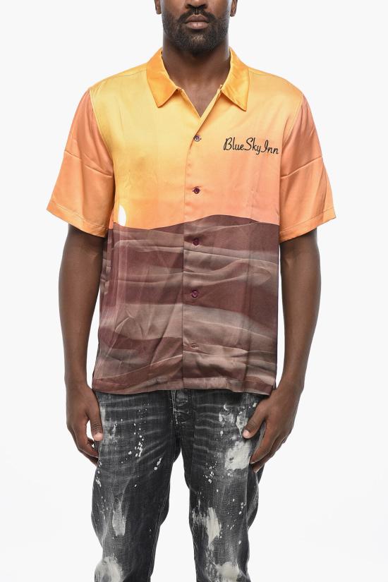 블루스카이인 긴팔 셔츠 BS2302SH035 DUNE Multicolor