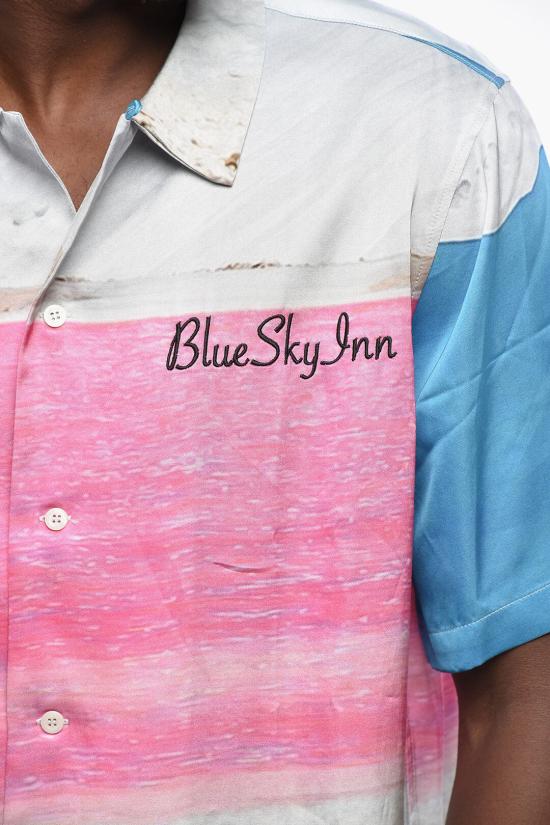  블루스카이인 긴팔 셔츠 BS2302SH034 SALT Multicolor - BLUE SKY INN